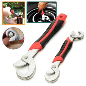 Universal Socket Wrench Set – 2PC Quick Snap N Grip Multi-Functional Mechanical Tool | 9mm to 32mm Range